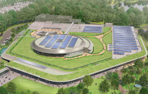 葛西臨海水族園建て替え計画「樹木伐採して太陽光パネル設置」