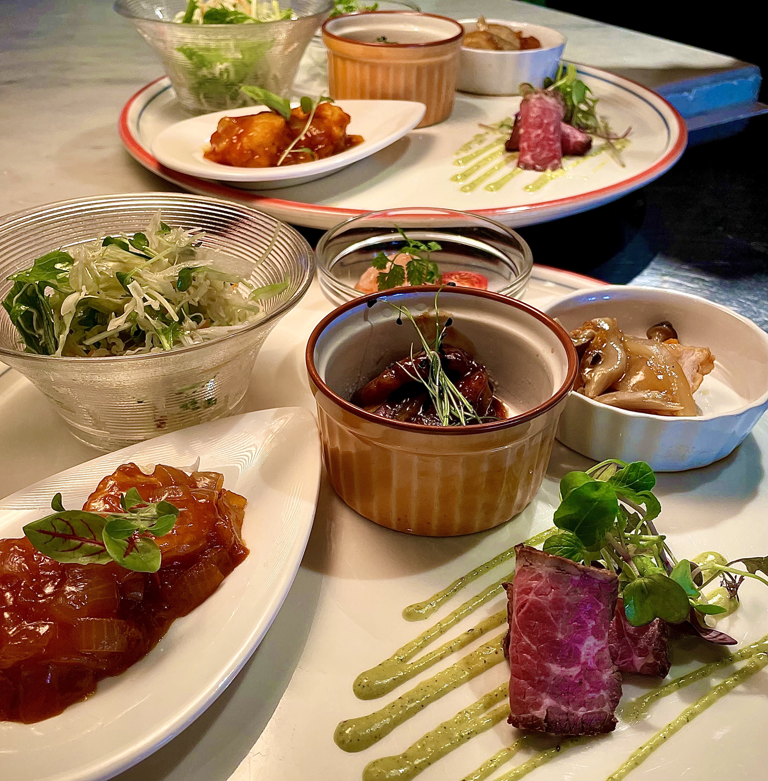 「ランチ限定のおまかせコース」