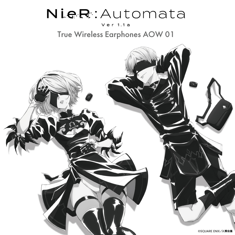 『NieR:Automata Ver1.1a』録り下ろし音声入りワイヤレスイヤホン受注販売決定！