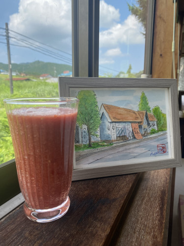 トマトスムージー始めました🍅