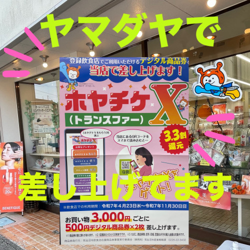 ホヤチケX始まってまーす