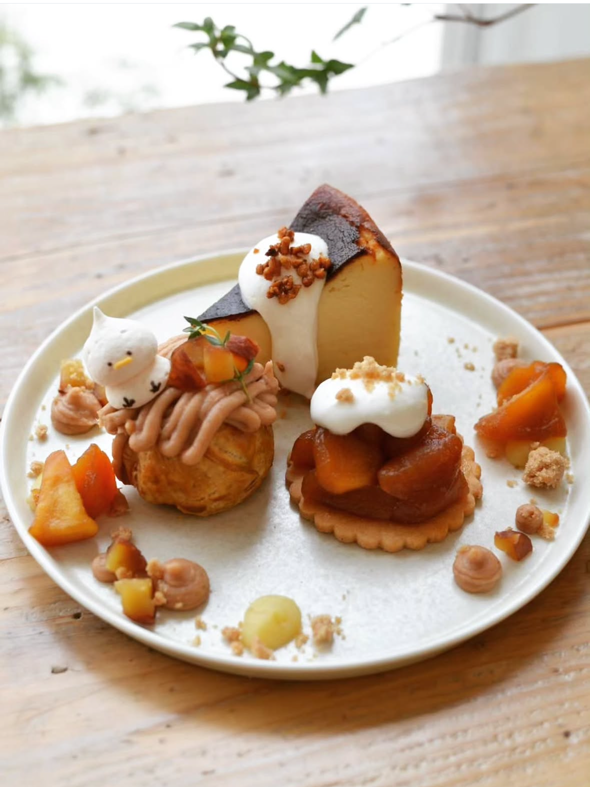 🍠autumn dessert plate 🍎🌰