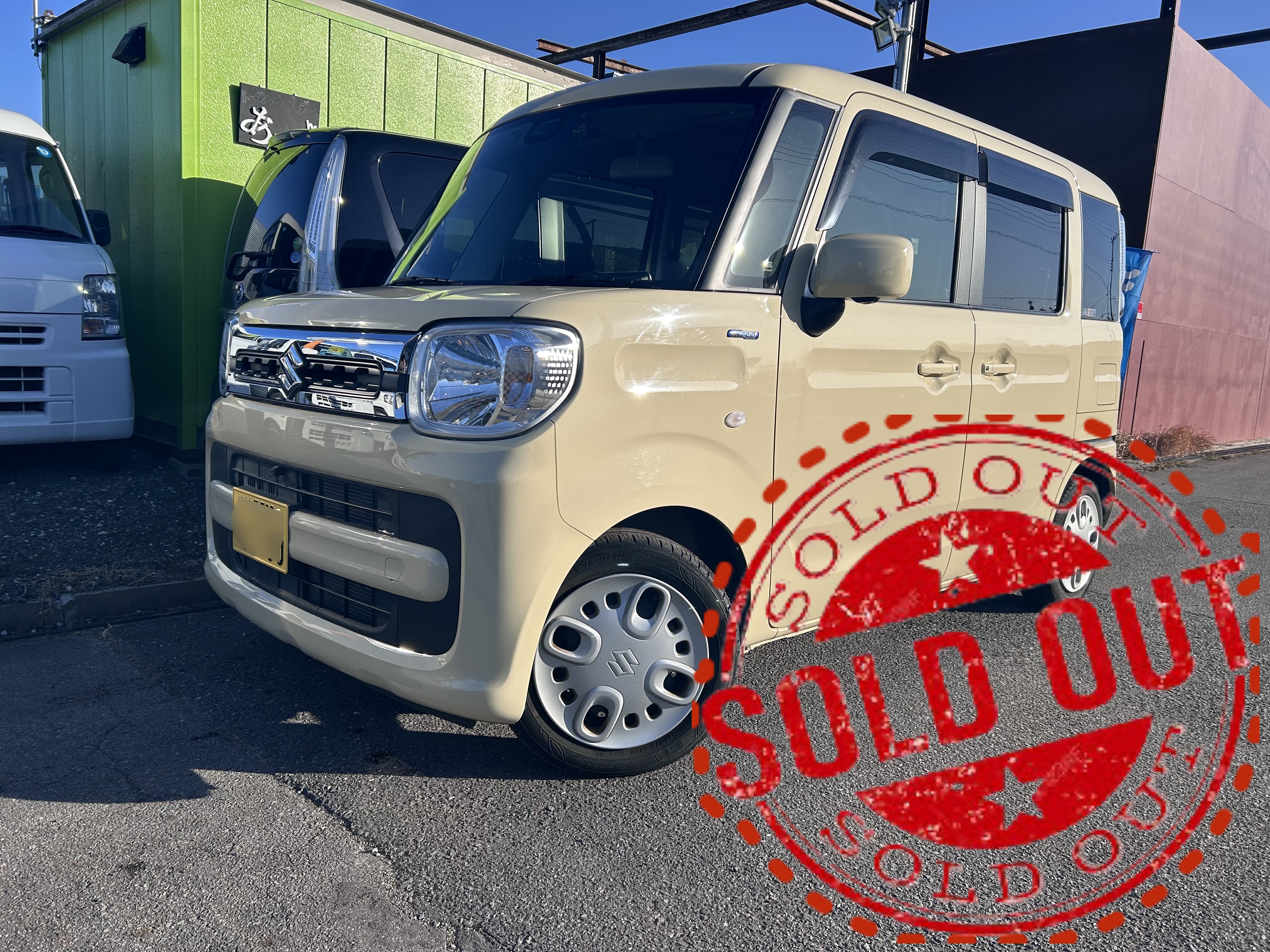 令和1年式 スズキ スペーシア ハイブリッド(HYBRID) X全方位カメラパッケージ装着車 両側電動スライドドア No.6724