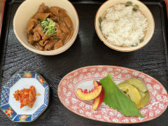 もつ煮定食