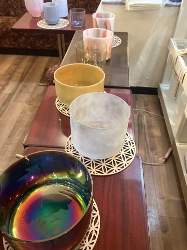 北品川マルシェ クリスタルボウル準備編