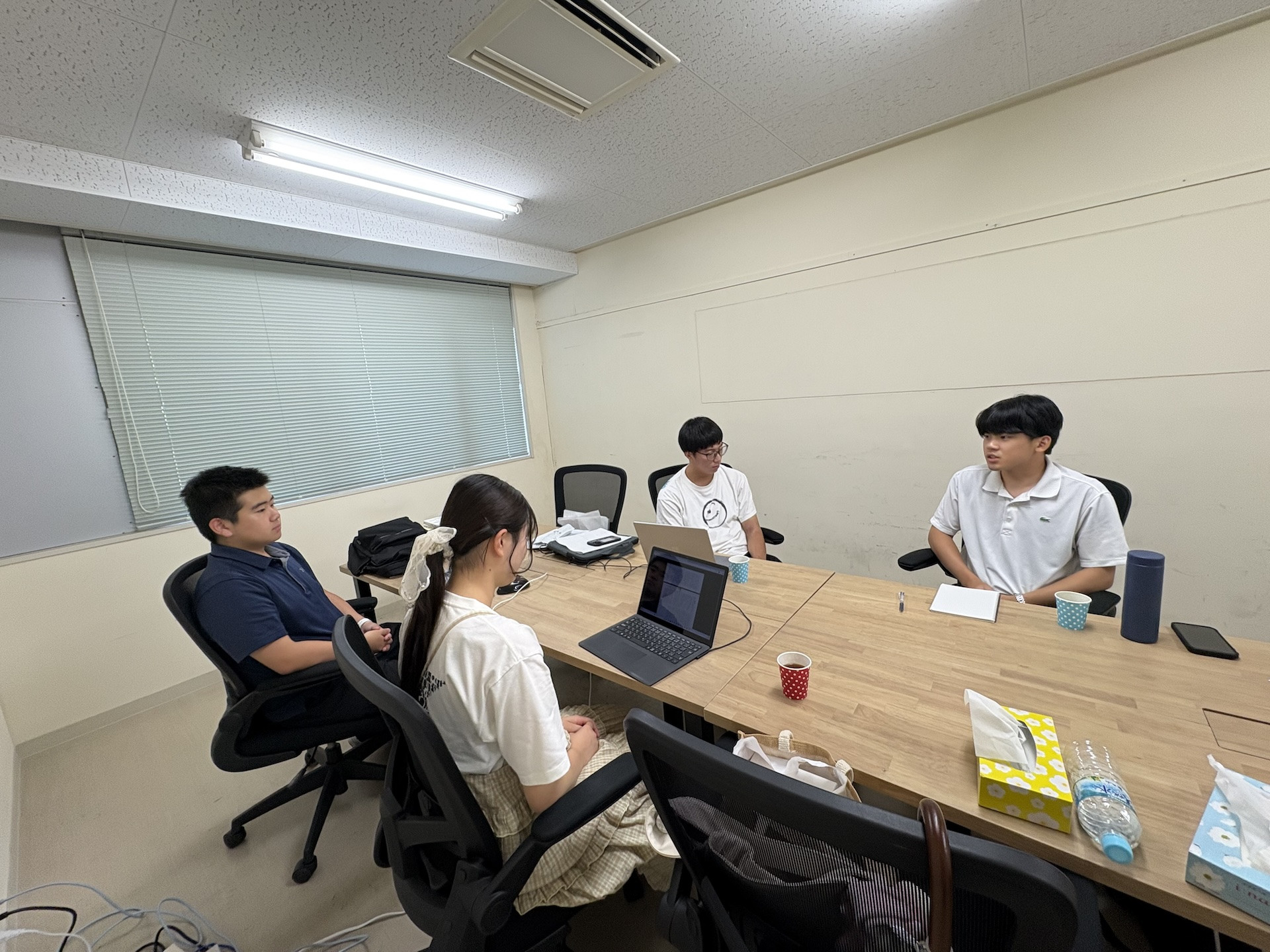 【ゼミ】卒業生の南口さんが遊びに来てくれました