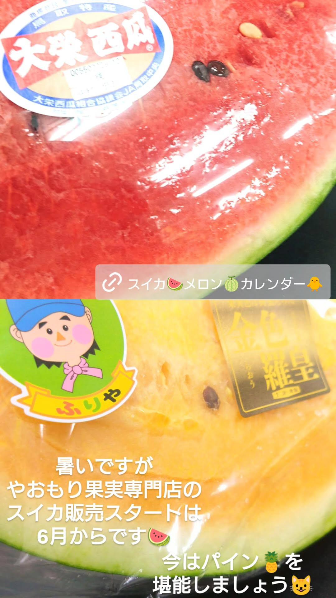 すいか・メロン販売について