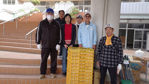 令和元年(2019年)11月9日(土)／宇喜田小学校様の「うきうきフェスタ」にうどんを納品しました。