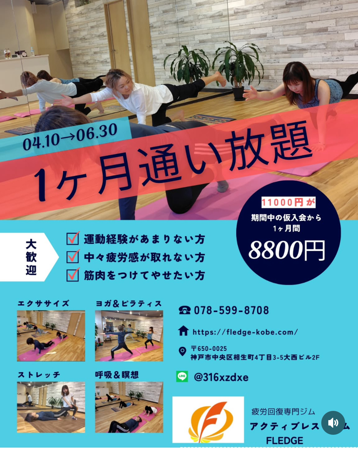 無料体験&8800円キャンペーン❣️