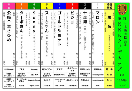 【第1回〈NKKクリゲカップ〉 皆様からのご支援ありがとうございました!✨🙇】
