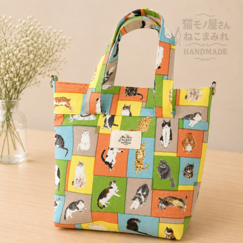 2wayミニトートに新作が仲間入りしました🐈✨
