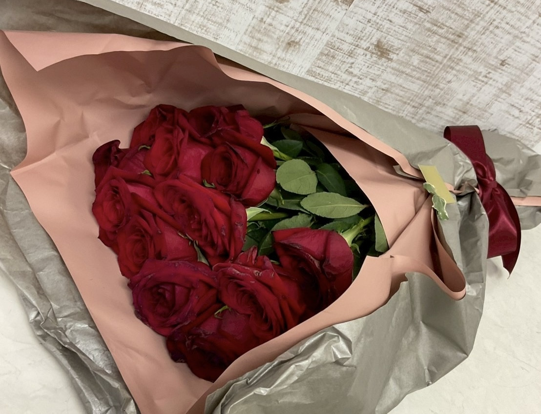 プロポーズのお花で立体加工をご注文いただきました!
