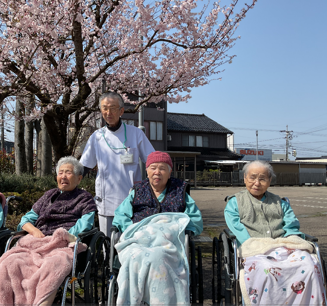 理事長と一緒にハイチーズ✌