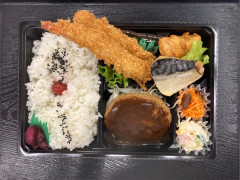ハンバーグ＆エビフライ弁当