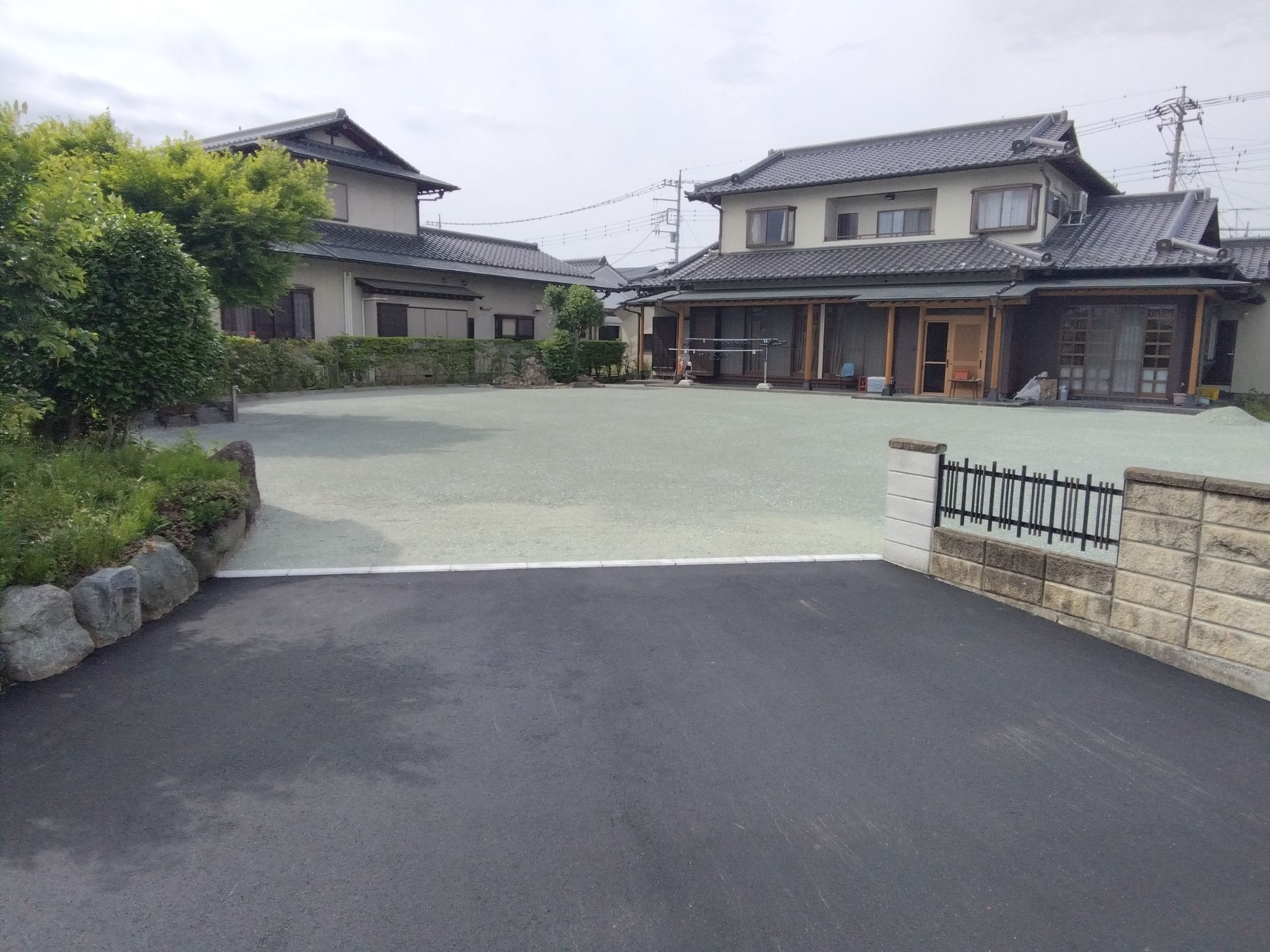 民間　駐車場整備