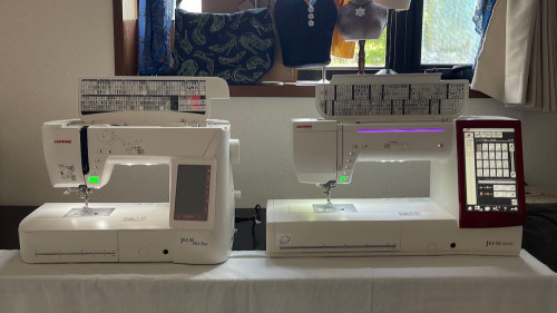 刺繡機能付きコンピューターミシン