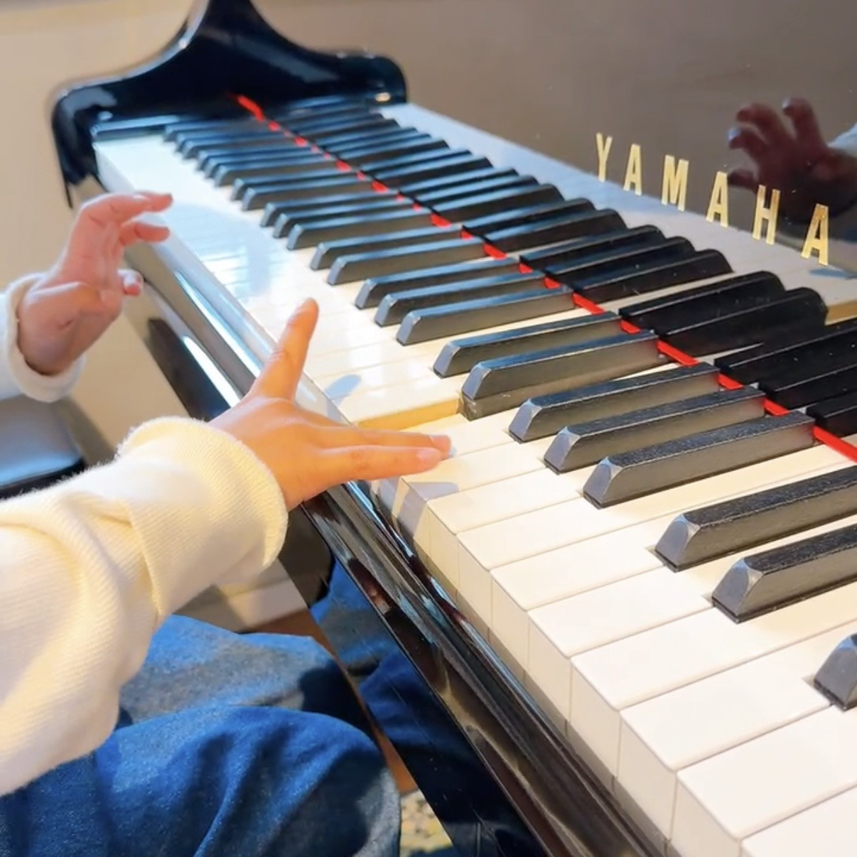 3歳からのピアノ❣️