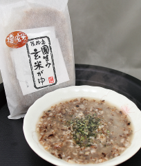 國生み玄米がゆ 焙り玄米