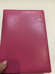 真新しい手帳とともに。