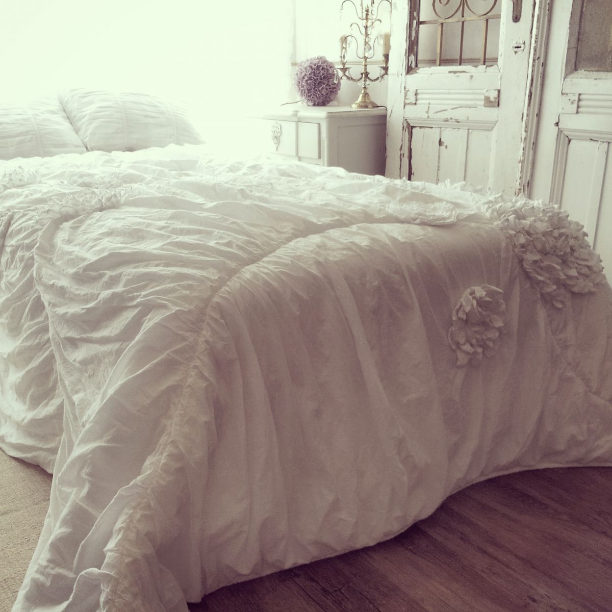 bed quilt - my garden
