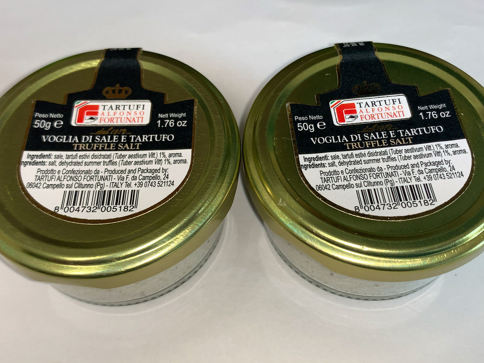 イタリア発の香り抜群「トリュフ塩」50g×2個
