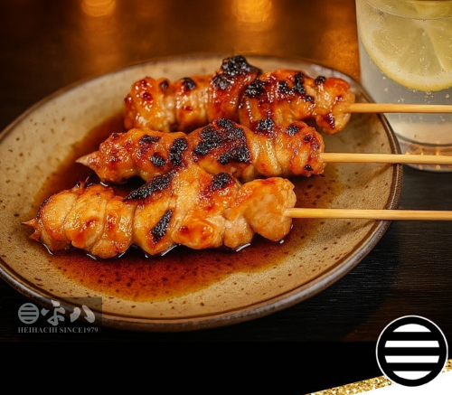🥢 本日の一品…『国産もも正肉の焼鳥(平八特製ダレ)』