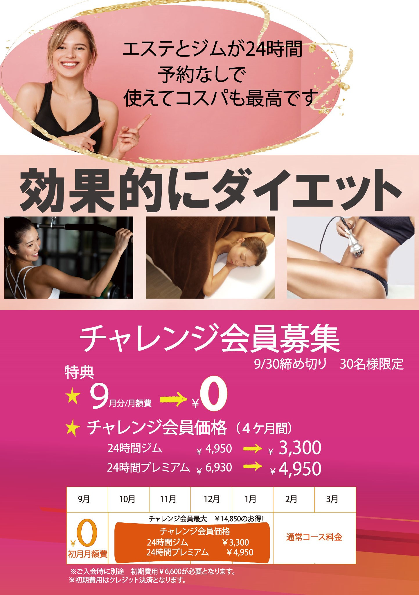 チャレンジ会員募集