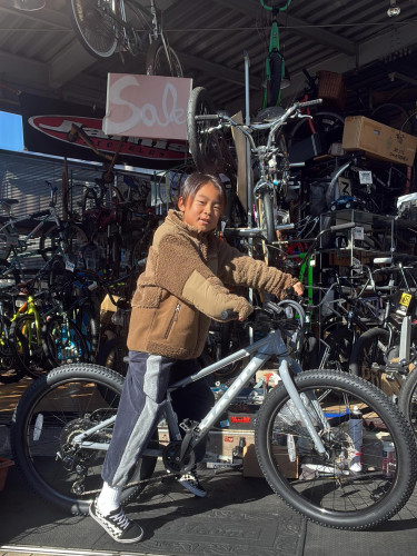 寒くても元気なキッズ達！自転車で楽しく走ろう！