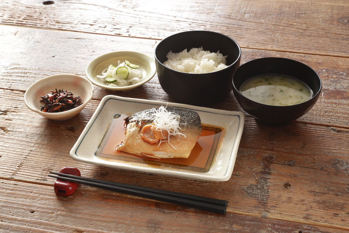 地物さばの煮つけ定食