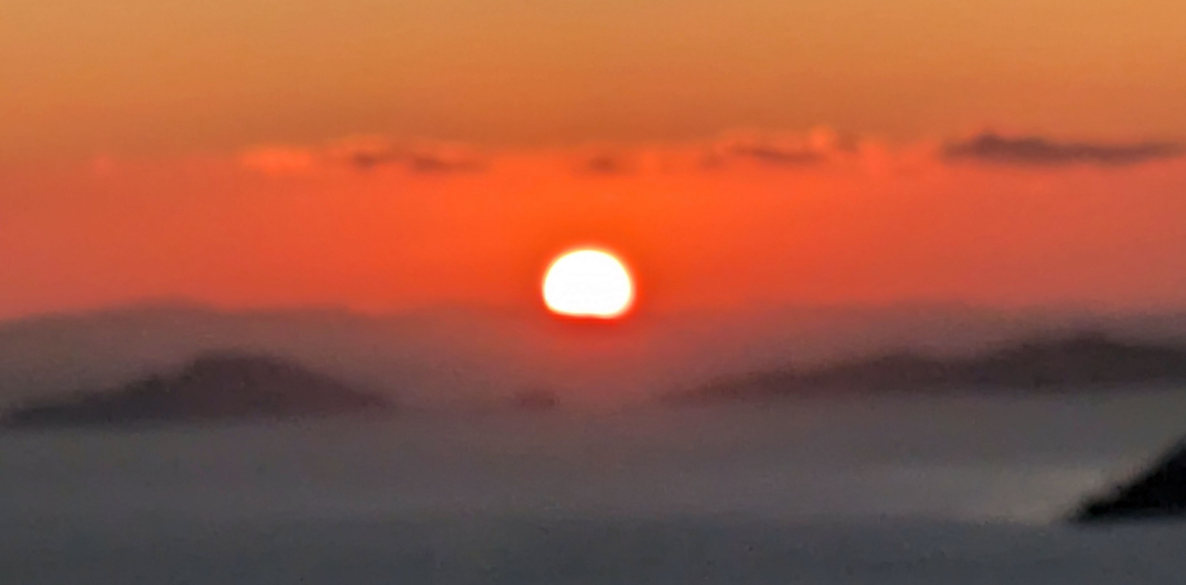 ２０２５年初日の出 from 白石山