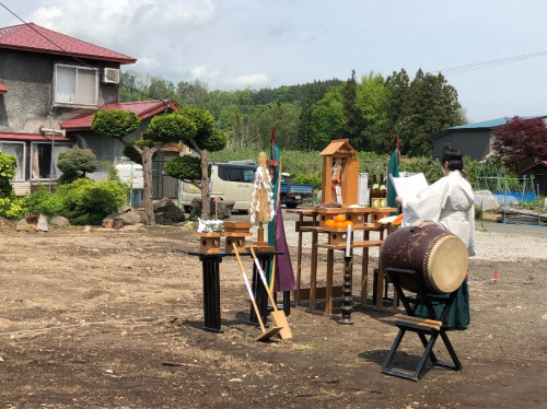 「五代のお家」地鎮祭