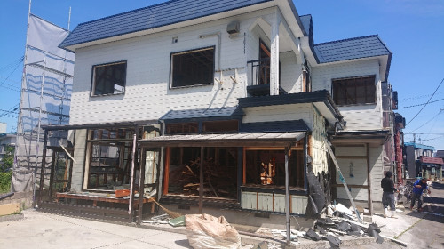「富士見町のお家」解体工事始まってます