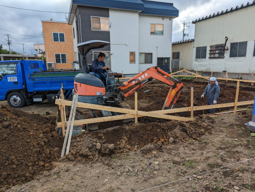 「賀田のお家」着工です