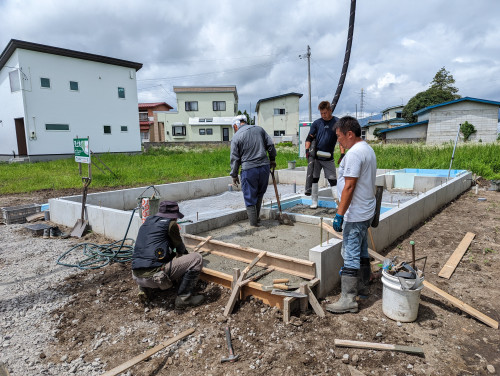 「一町田のお家」上棟までもう少し