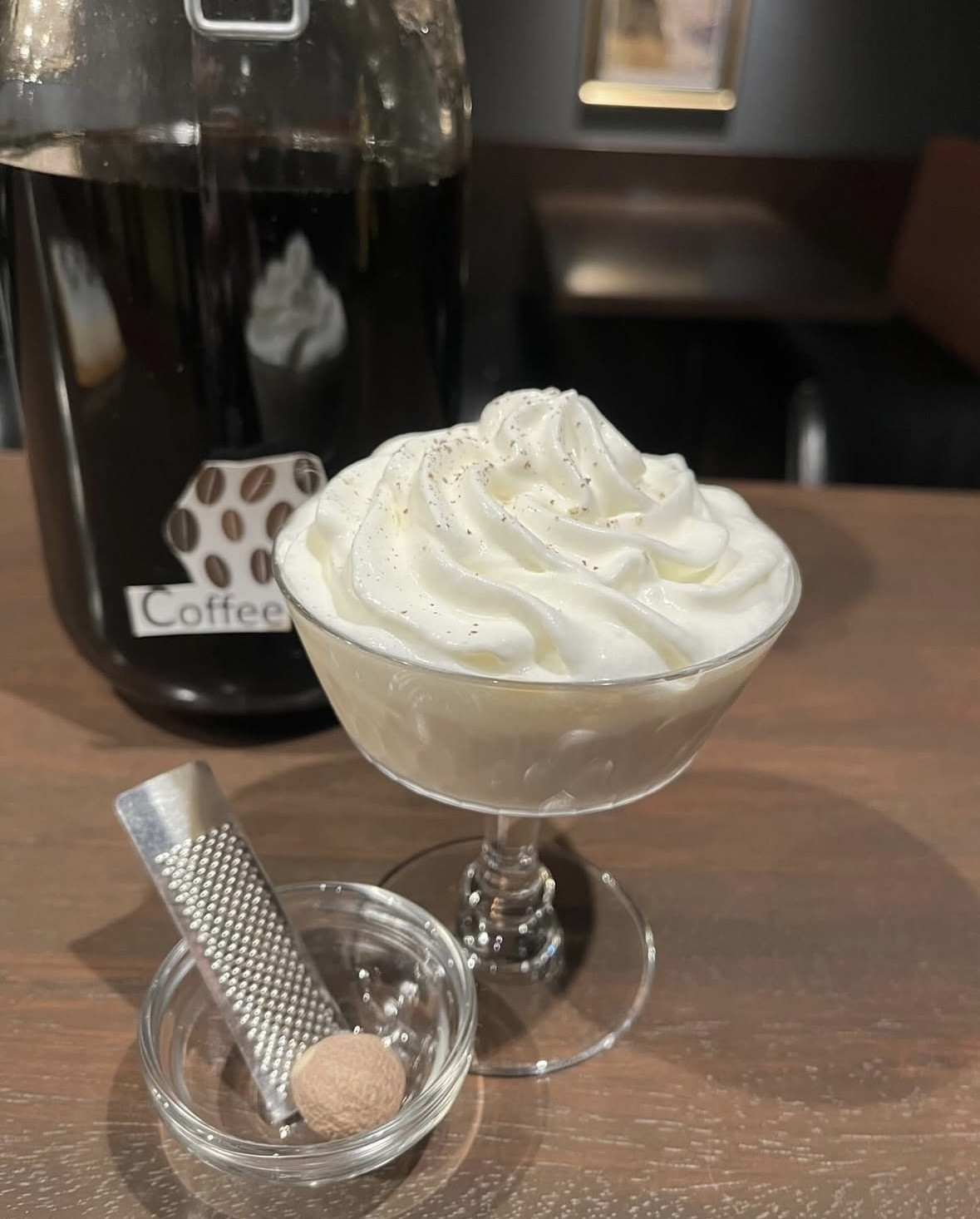  自家製コーヒー酒を使った 『アレキサンダー』！