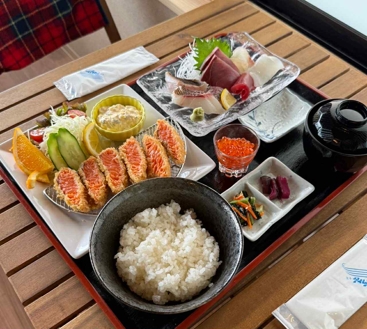 ふくいサーモンレアカツ御膳