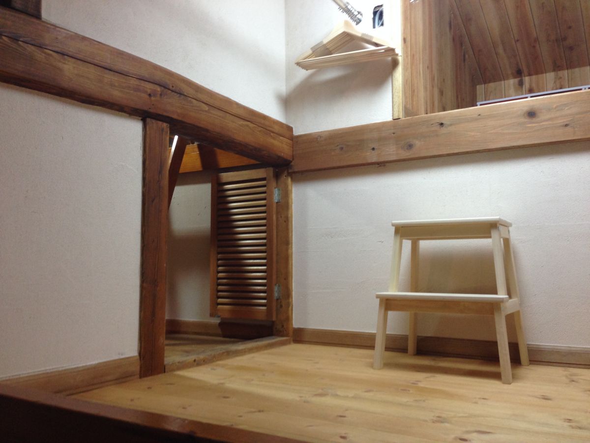 木の温かみを生かした子供部屋