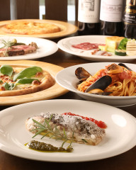 貸し切りパーティー 料理は全て、1人ずつの盛付です。