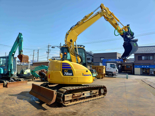 PC78US-10、チルトローテータ仕様機、整備完了しました。