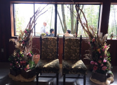 ウェディング会場装花
