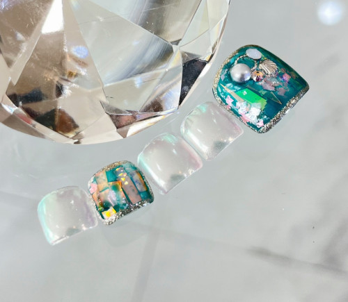 7月の限定ネイル♡(フット)