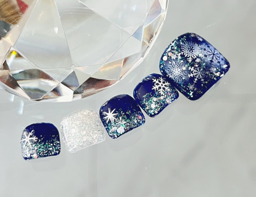 12月・1月の限定ネイル♡(フット①)