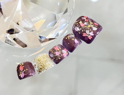 3月の限定ネイル♡(フット)