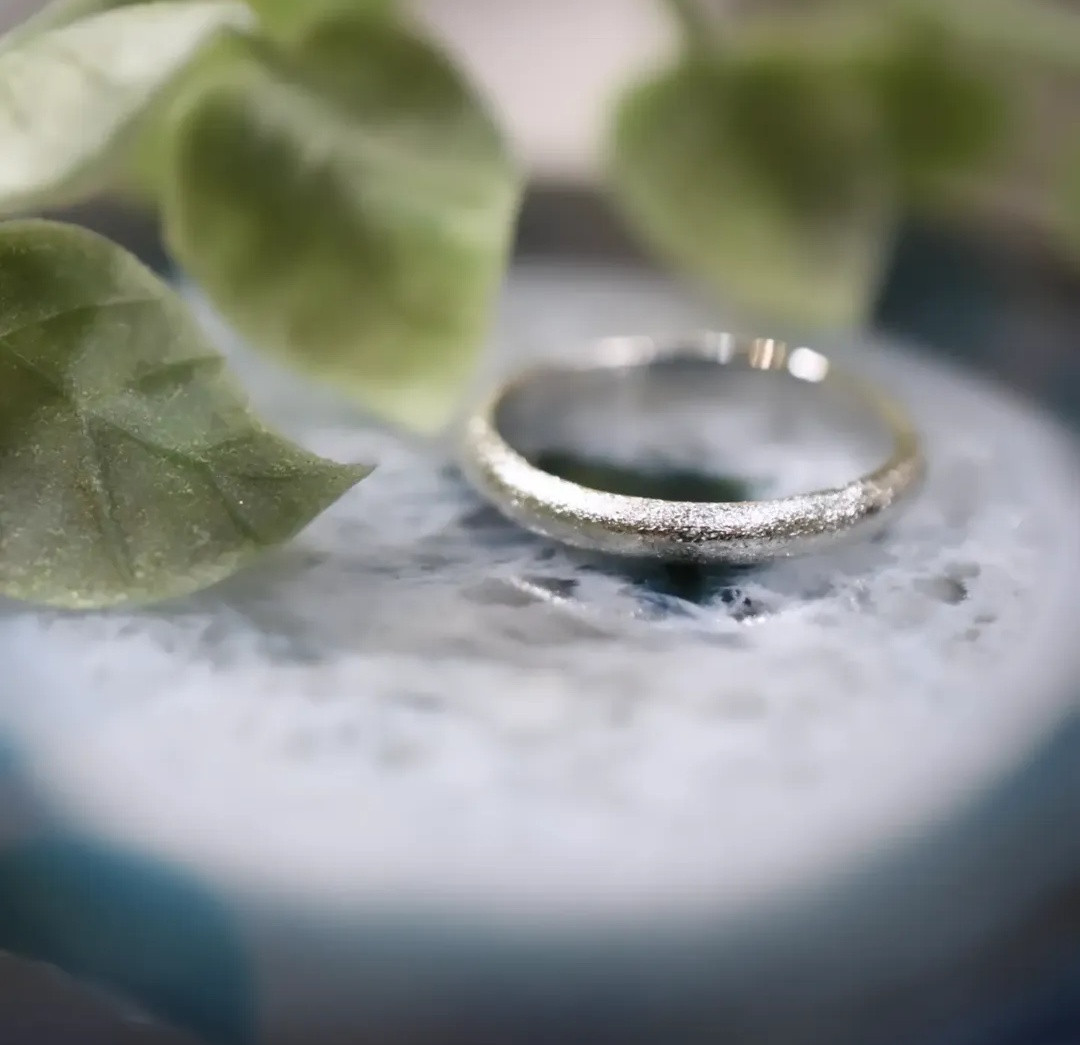 🍐梨地甲丸リング🍐