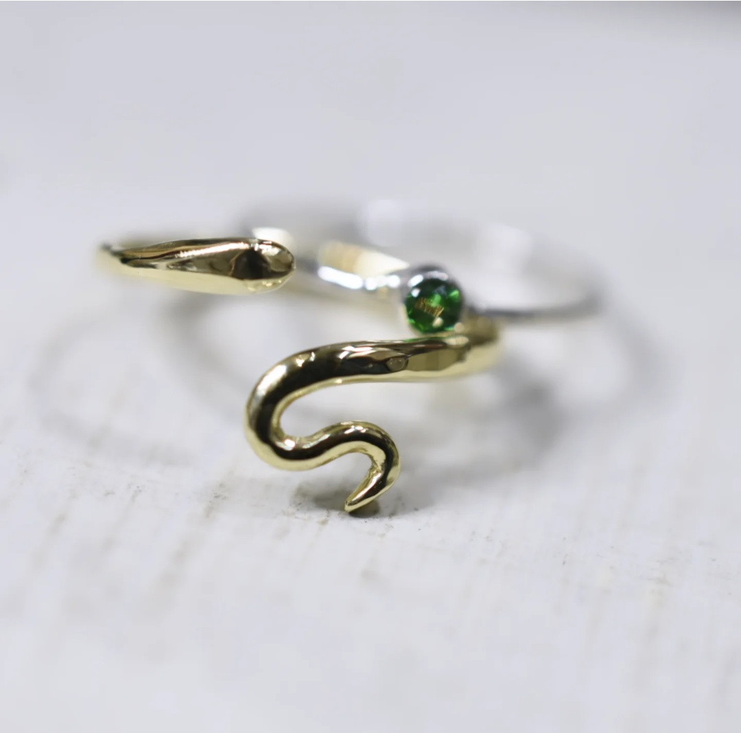 🐍金色ヘビリング🐍