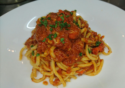セイコ蟹のパスタ、始まりました