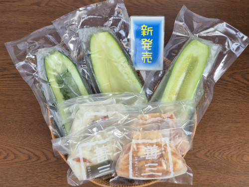 新発売「季節の漬物」…いろいろ