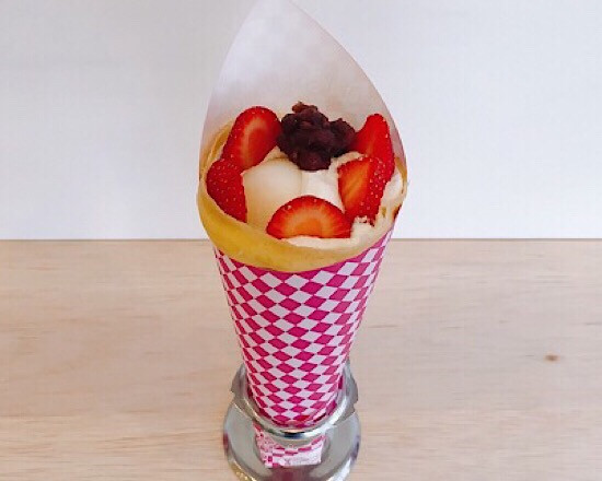あずきいちご雪見大福生クリーム