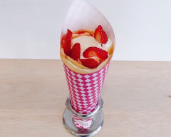 いちごレアチーズケーキ生クリーム