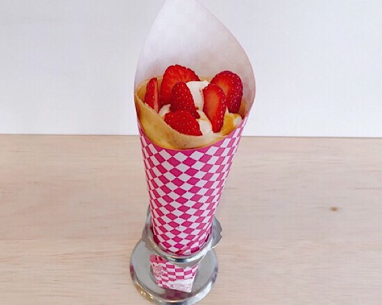 キャラメルいちご生クリーム